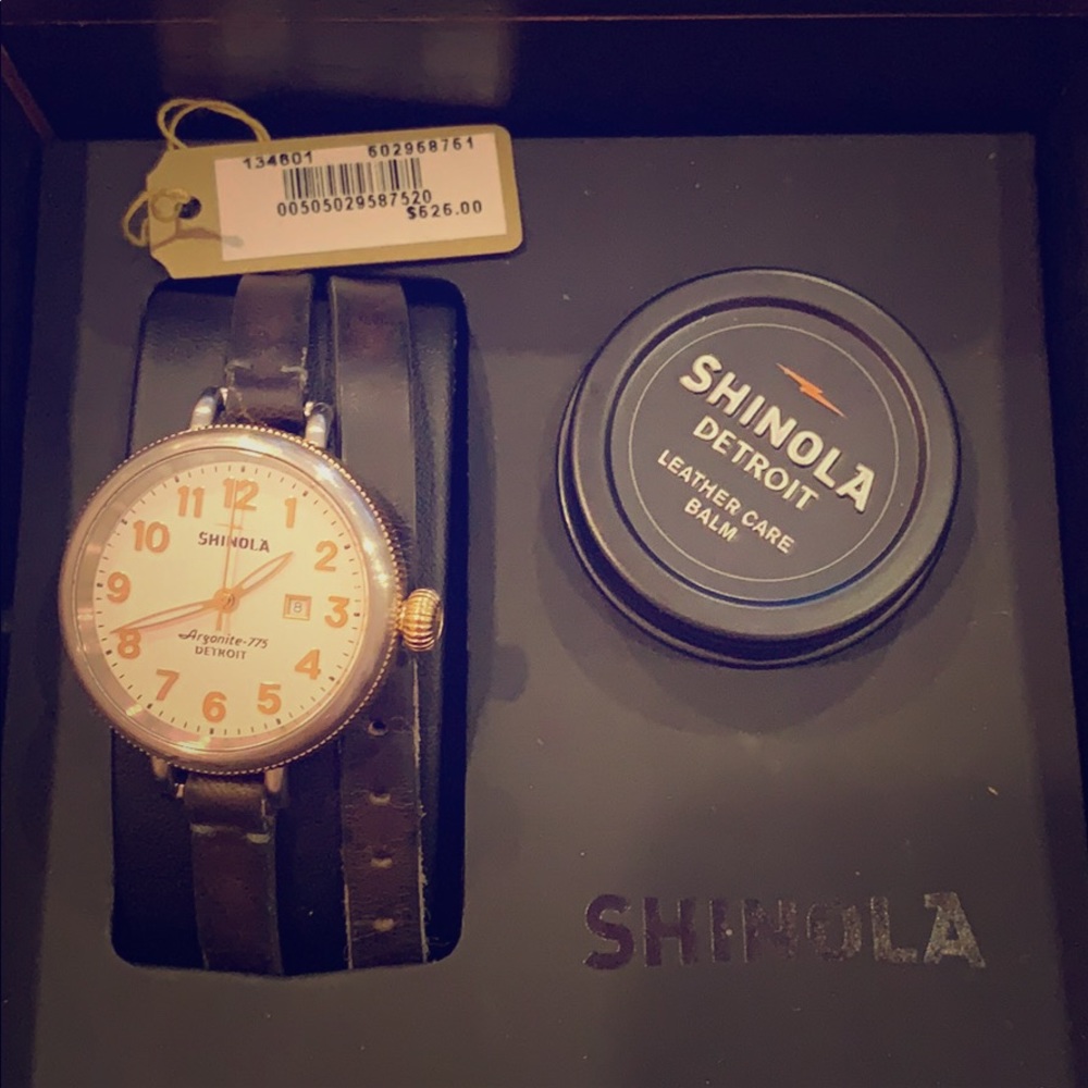 Shinola The Birdy w silver & gold accents